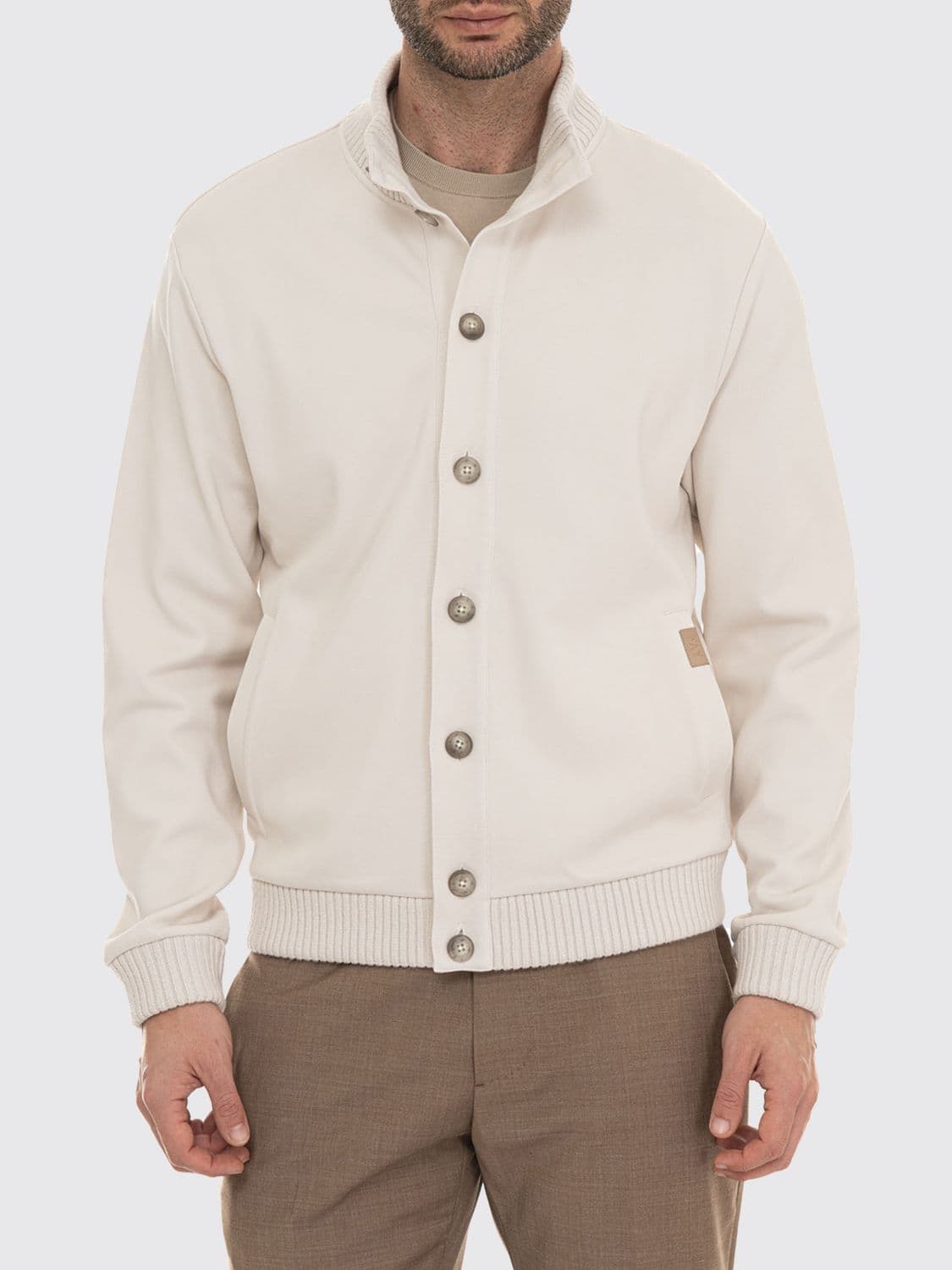 Fay Cotton Blend Cardigan · L
