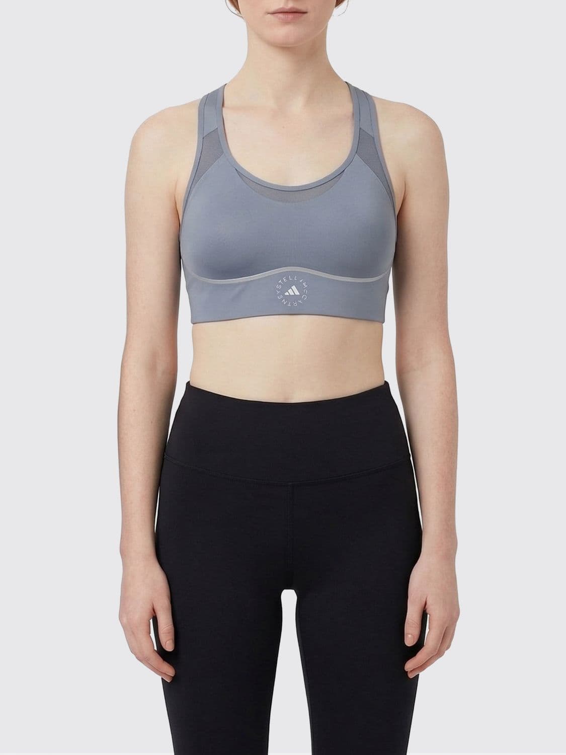 Adidas By Stella Mccartney Cropped Technical Fabric Top · XS