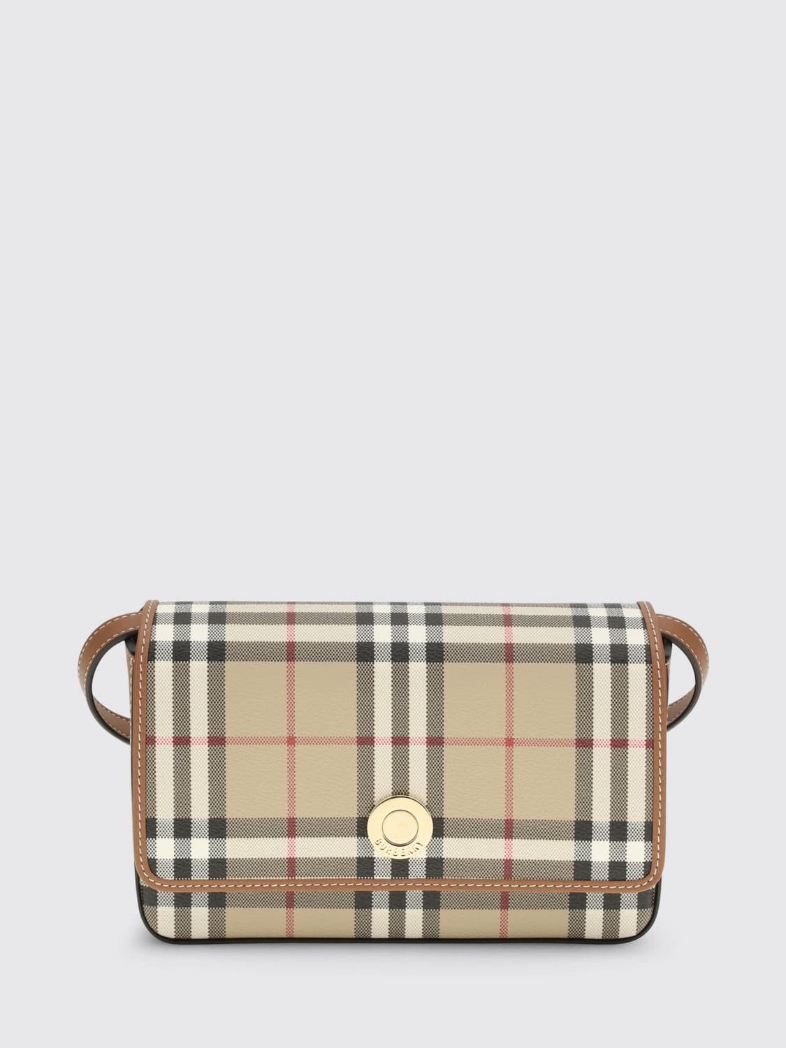 Burberry Hampshire Coated Cotton Vintage Check Bag