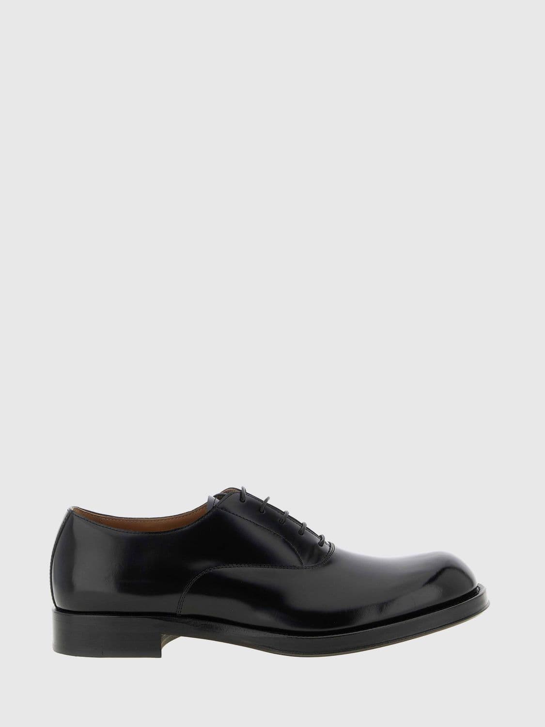 Dries Van Noten Brushed Leather Derby Shoes · 43