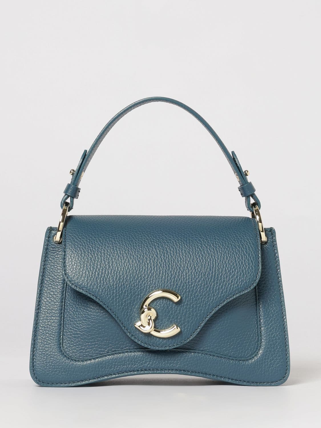 Coccinelle C-Me Mini Hammered Leather Bag
