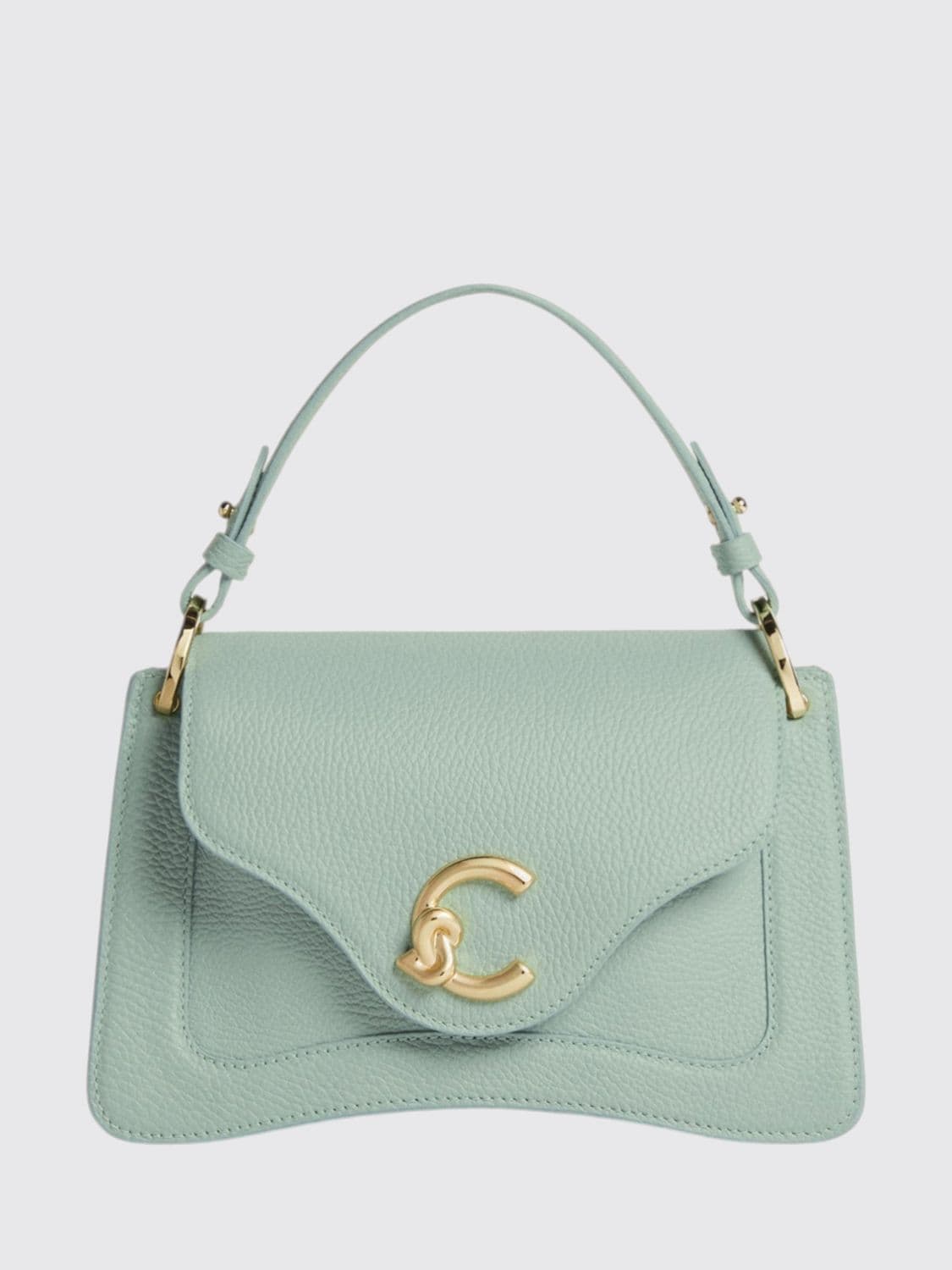 Coccinelle C-Me Mini Hammered Leather Bag · OS