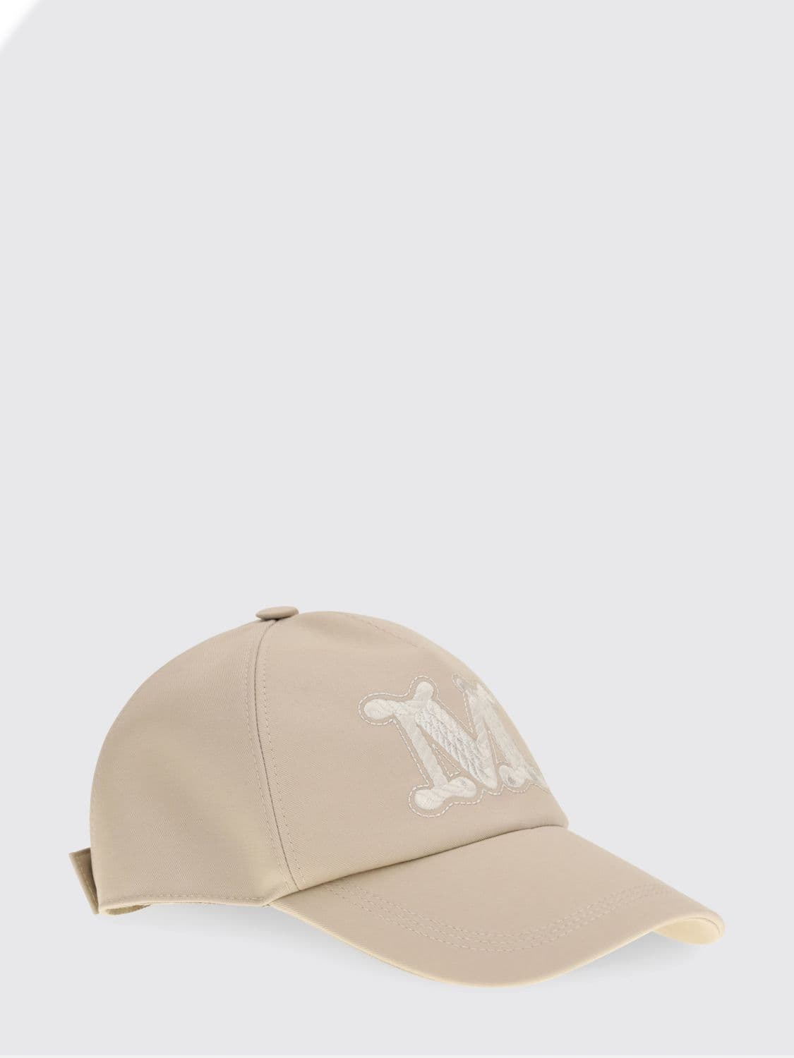 Max Mara Cotton Hat with Embroidered Logo
