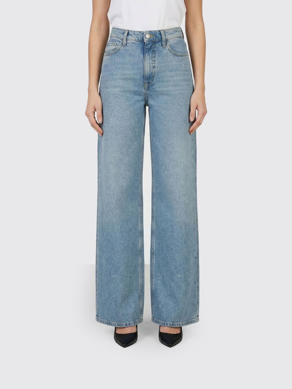 Cycle Wide Leg Jeans in Denim