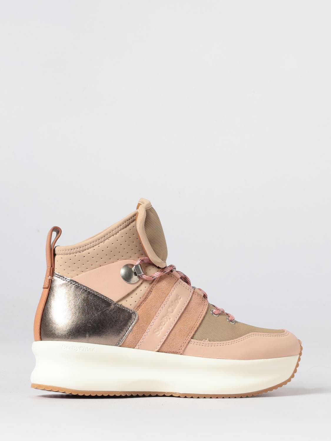 See By Chloé Sneakers in Leather and Canvas