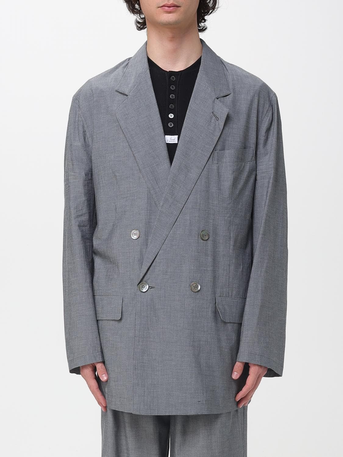Magliano Double-Breasted Cotton Blazer · S