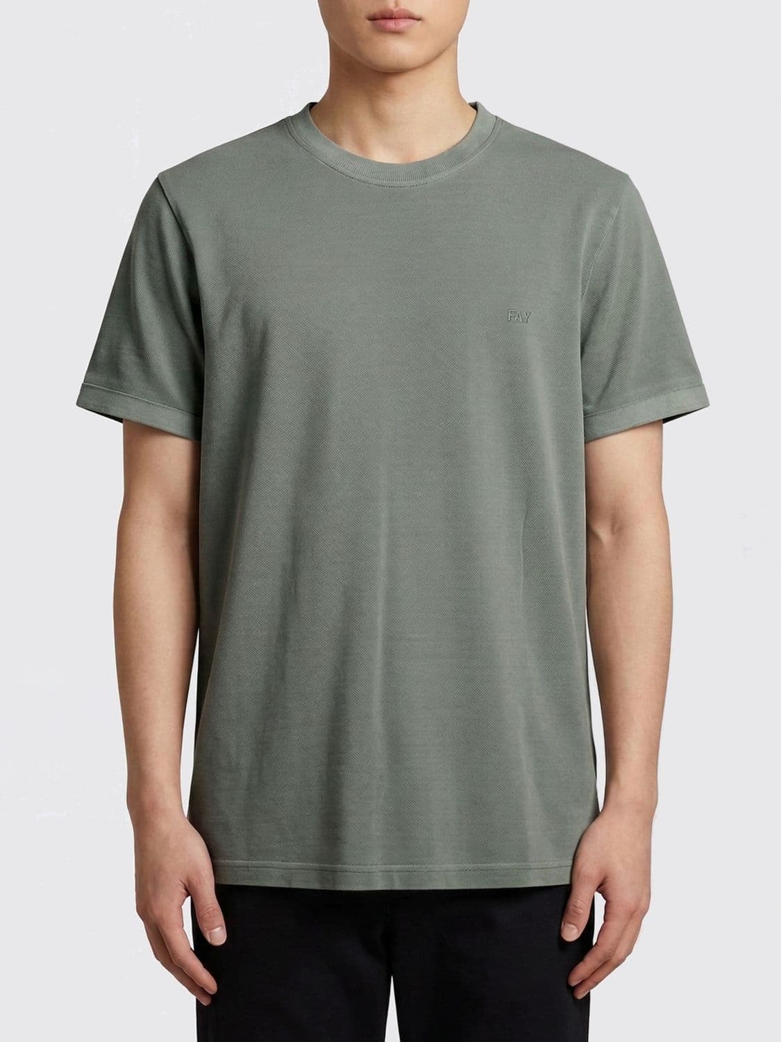 Fay Basic Cotton T-shirt