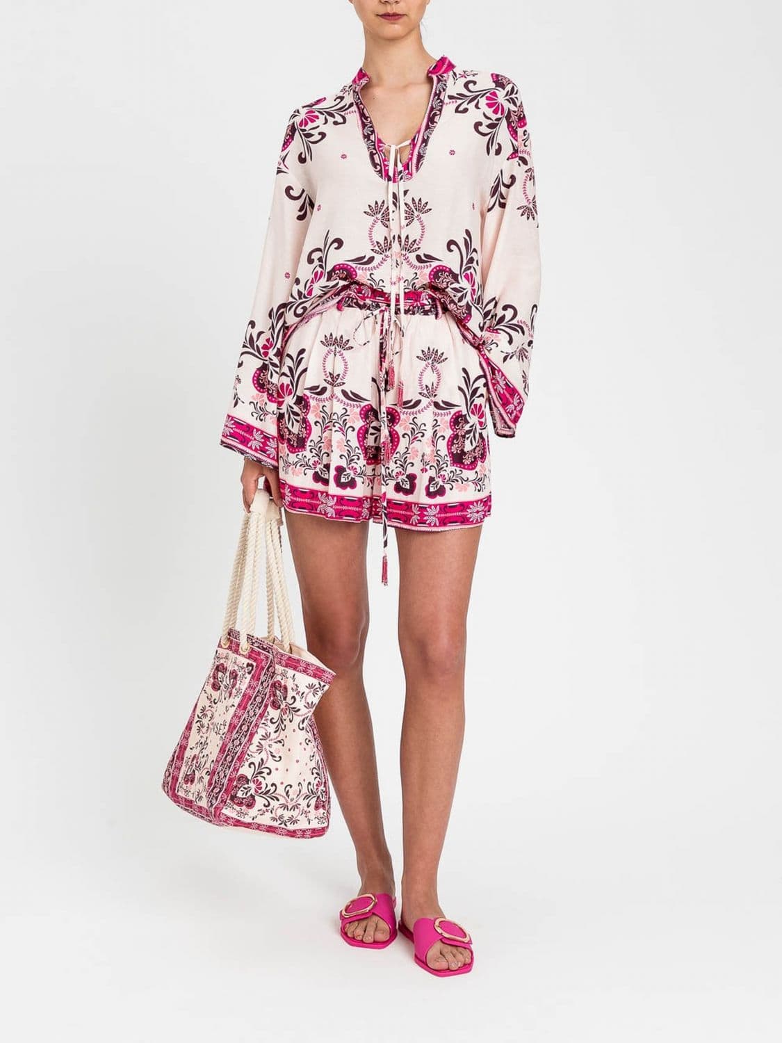 Twinset U & b Liberty Cotton Kaftan