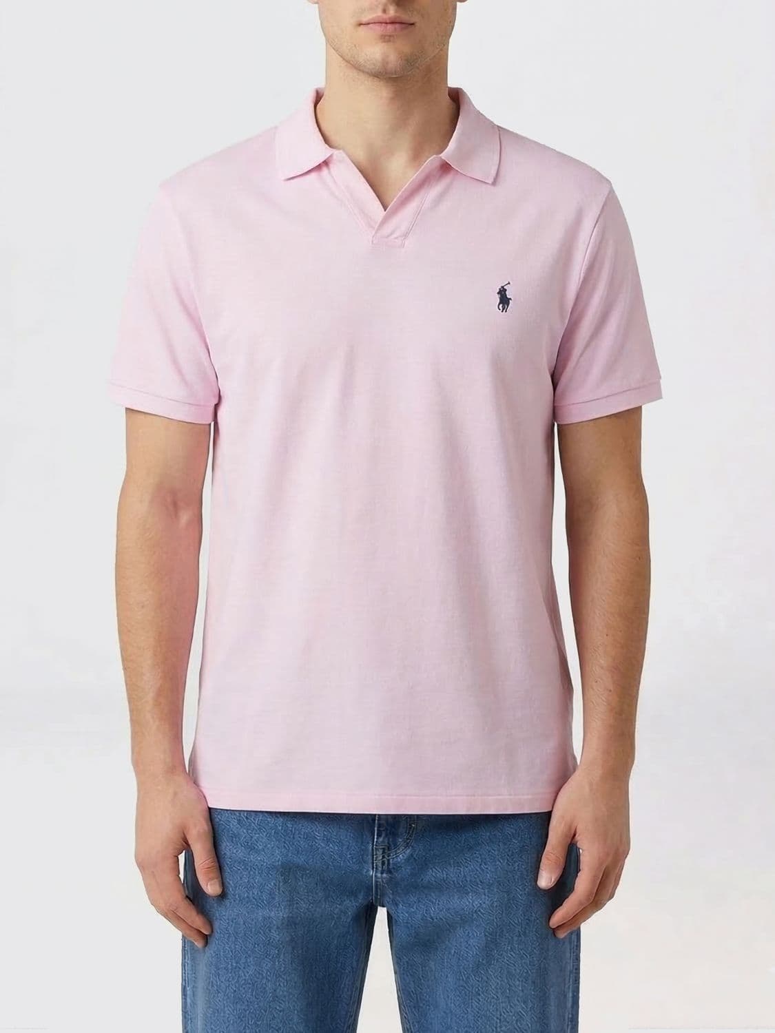 Polo Ralph Lauren Cotton And Linen Polo Shirt With Logo