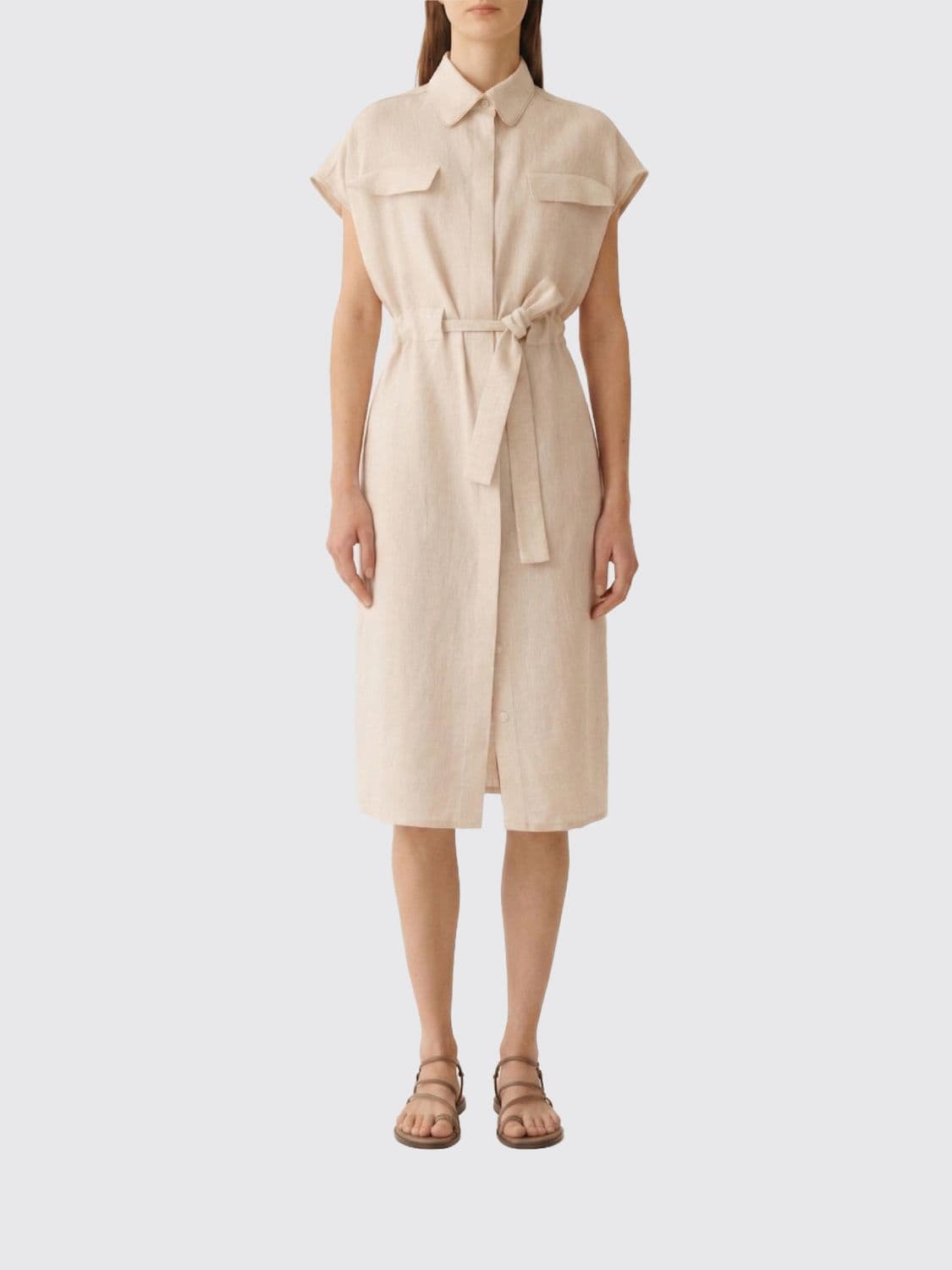 Fabiana Filippi Linen Shirtdress
