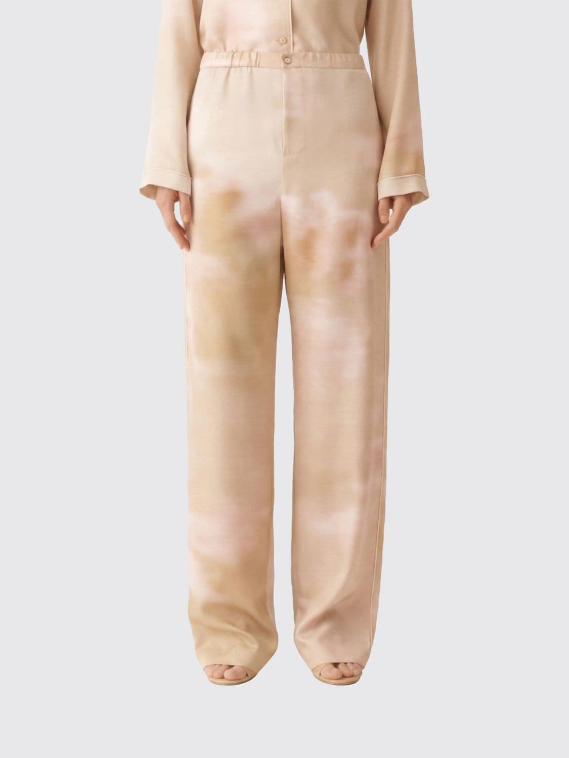 Fabiana Filippi Printed Silk Trousers