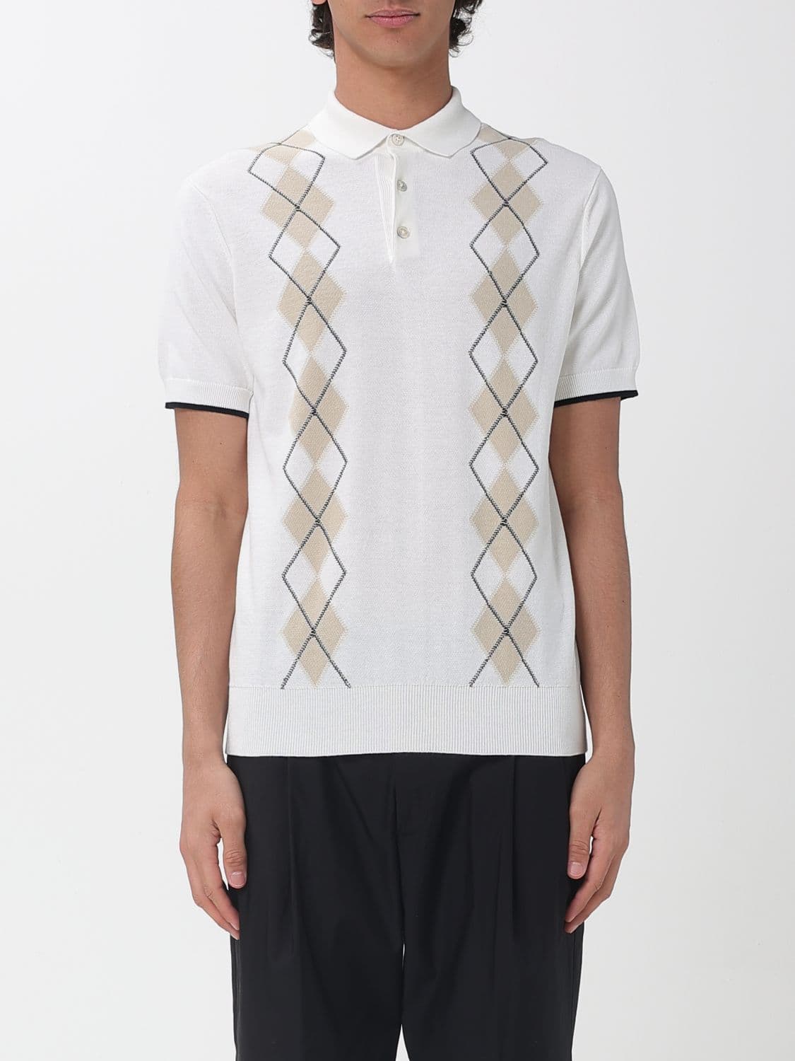 Paolo Pecora Knitted Polo Shirt