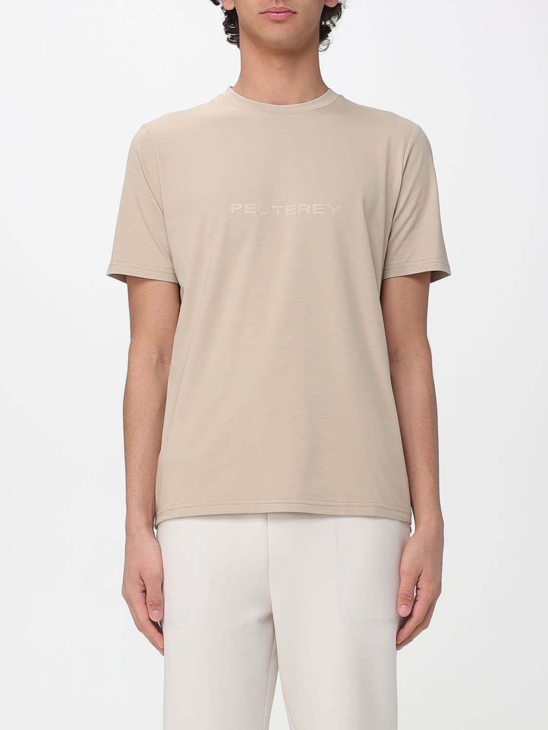 Peuterey Cotton Blend T-Shirt with Logo