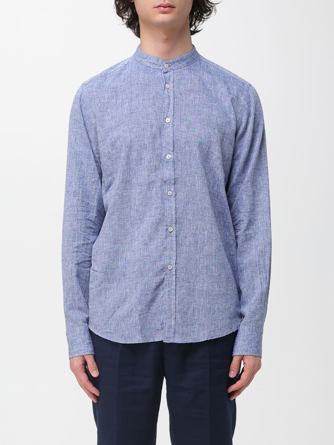 Manuel Ritz Linen and Cotton Casual Shirt