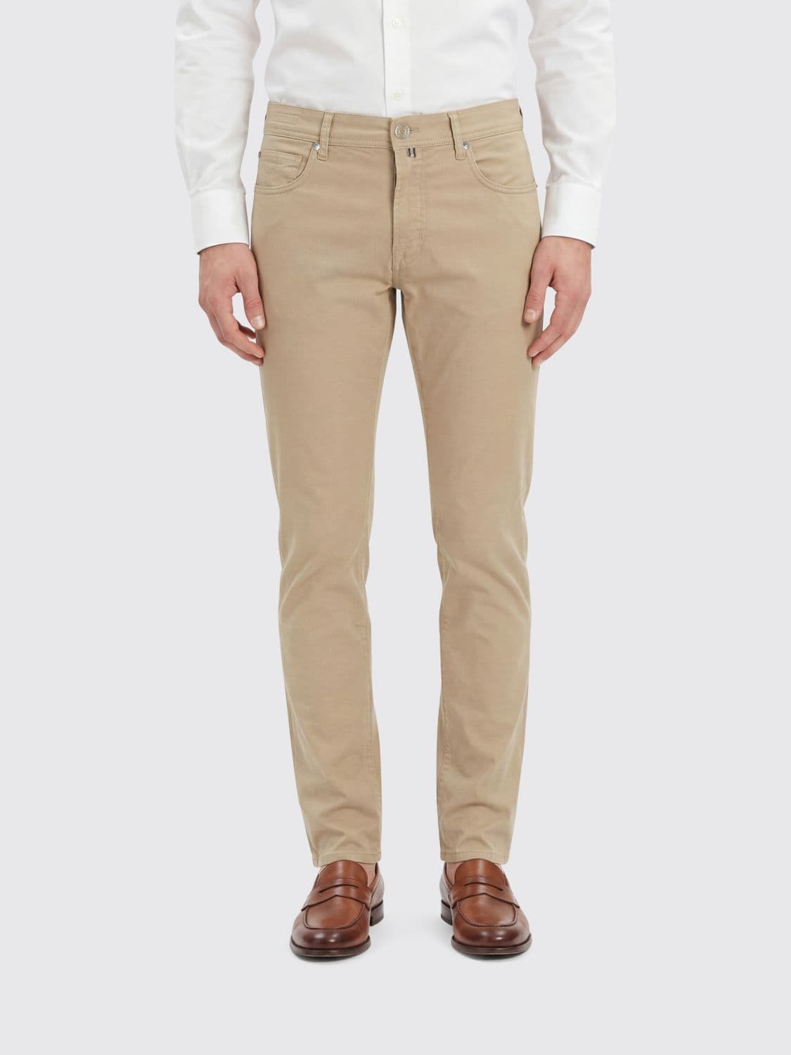 Jacob Cohen Slim Fit Stretch Cotton Trousers