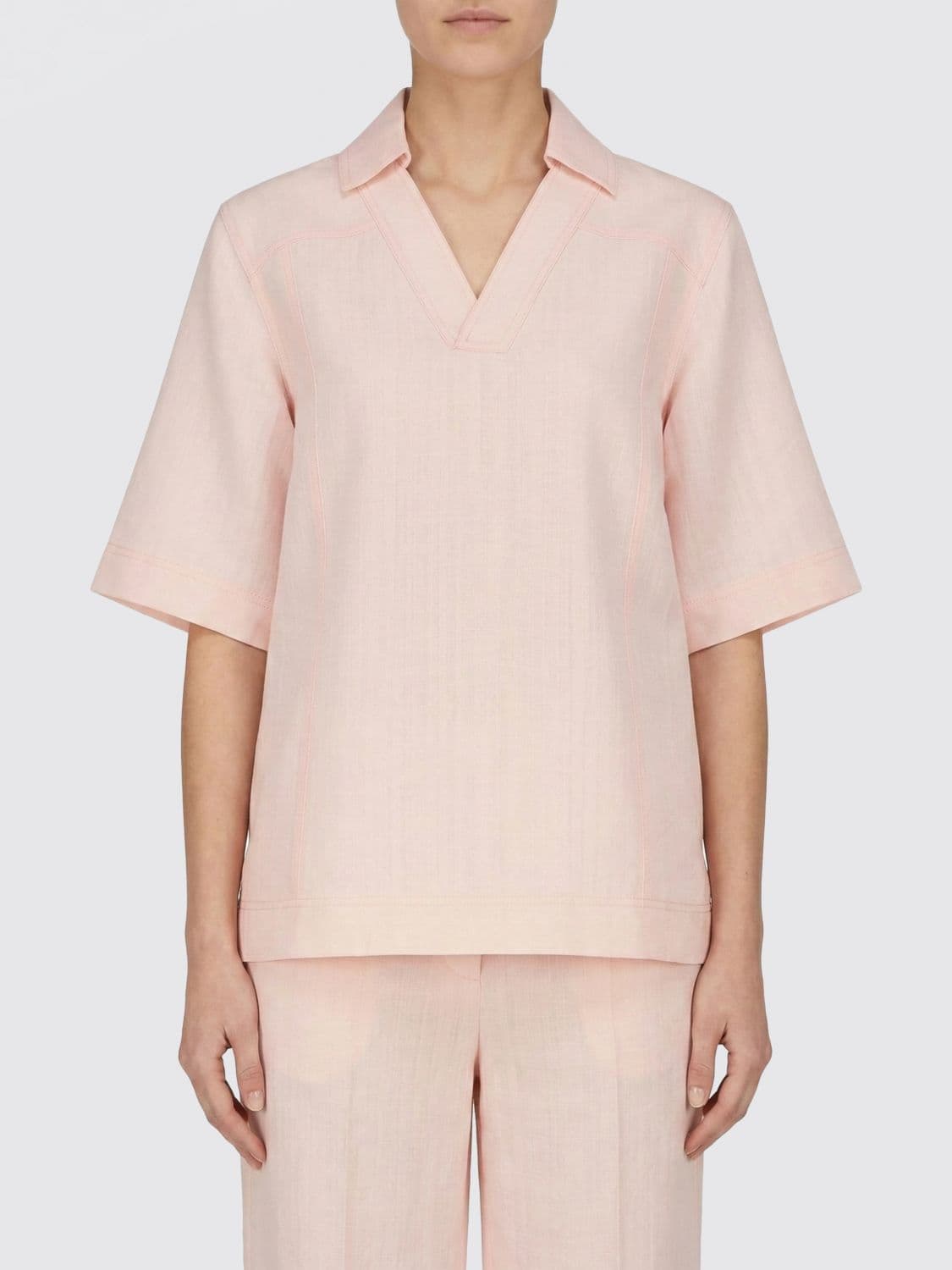 Loulou De Saison Knit Polo Shirt
