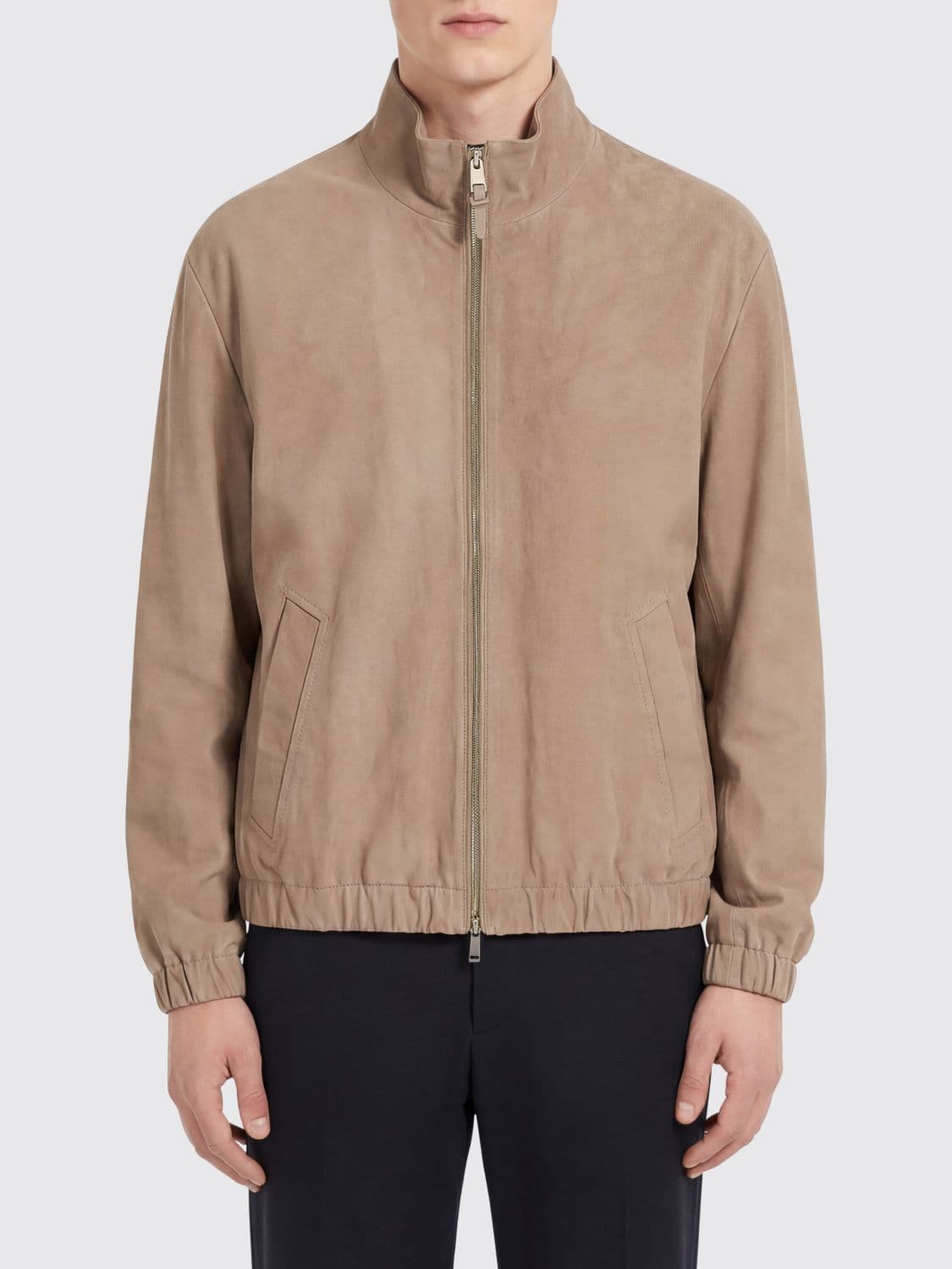 Boss Suede Bomber Jacket