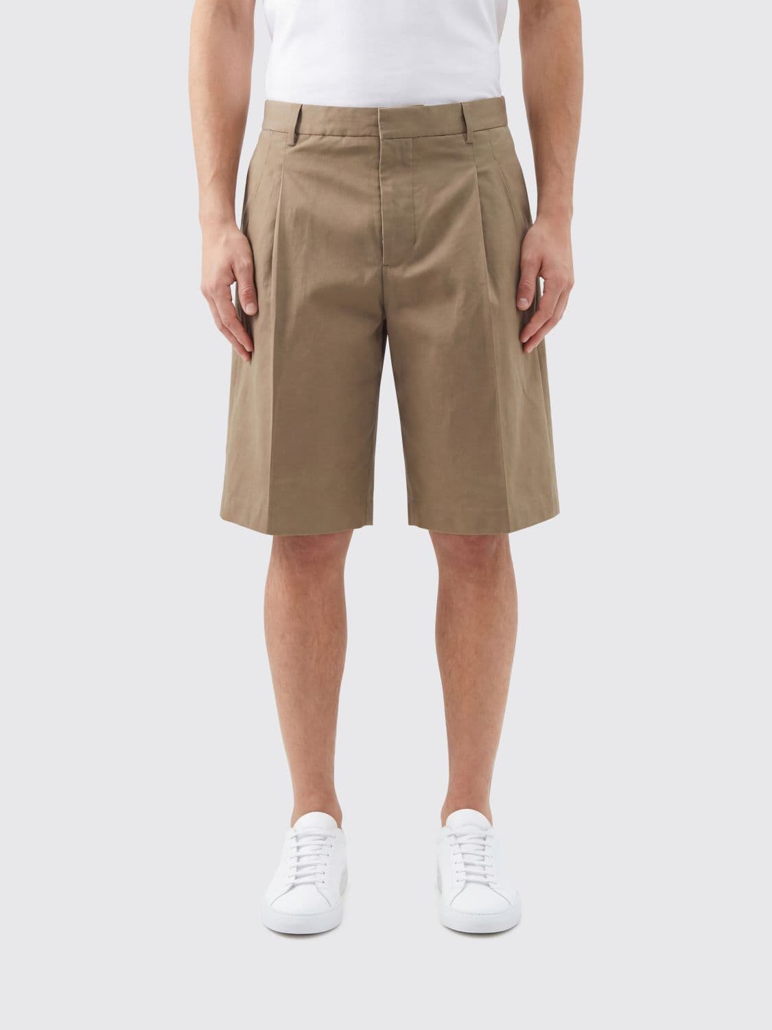 Ami Paris Tailored Shorts in Virgin Wool