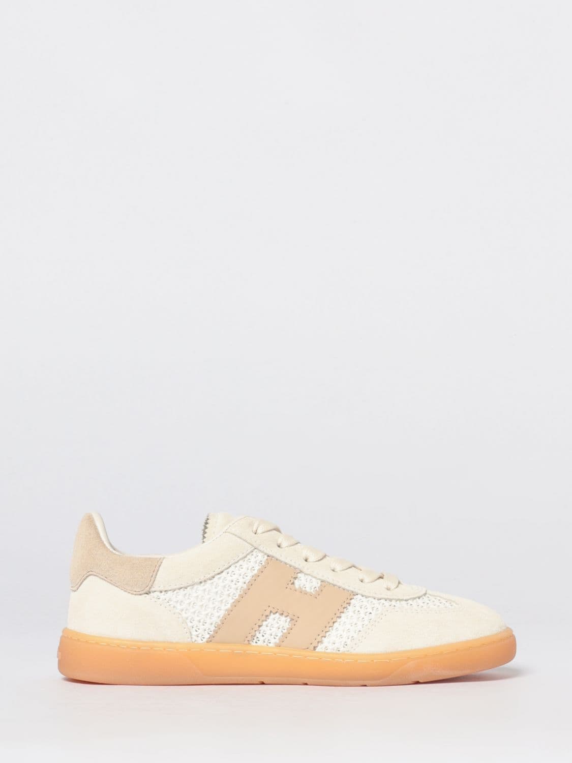 Hogan Cool Suede And Crochet Canvas Sneakers