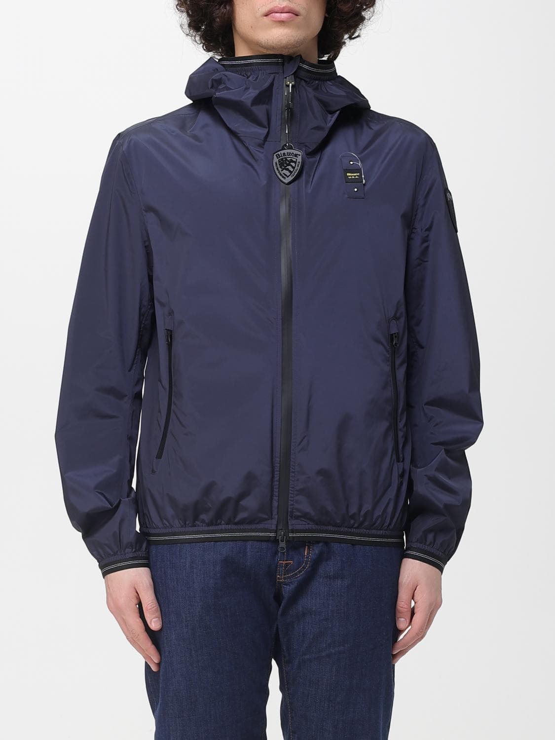 Blauer Hooded Polyester Windbreaker