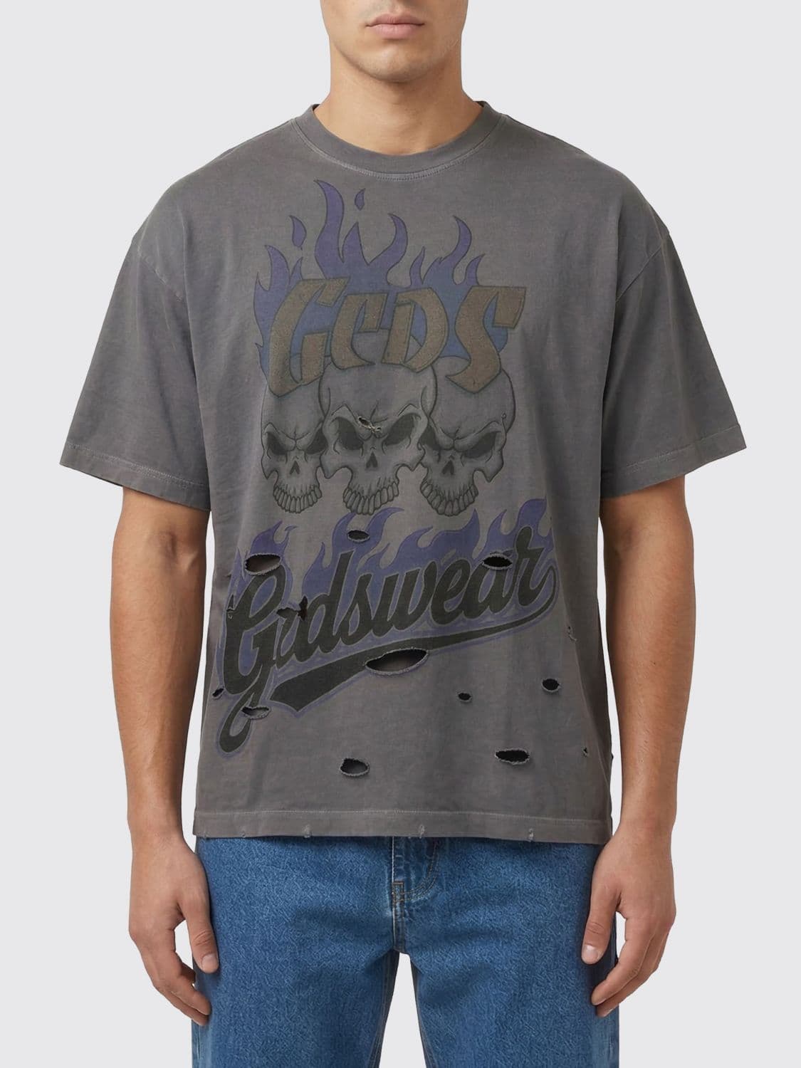 Gcds Cotton Printed T-Shirt