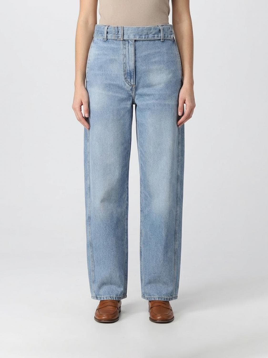 Magda Butrym Denim Wide Leg Jeans
