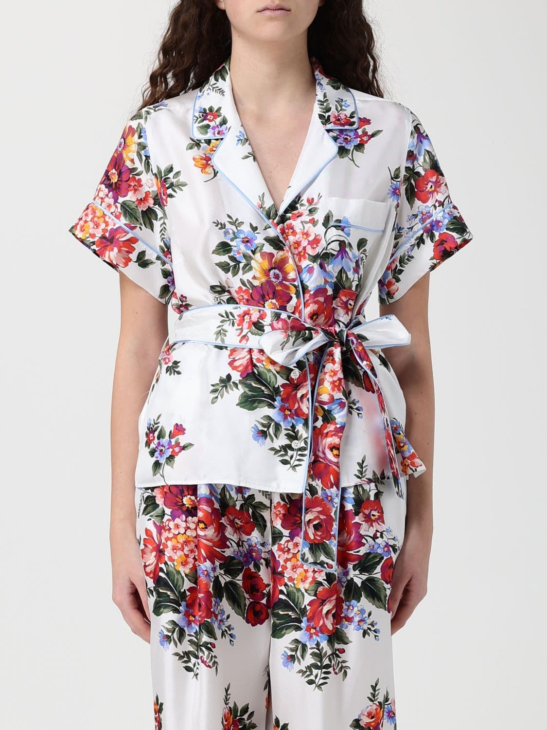 Dolce & Gabbana Floral Silk Shirt
