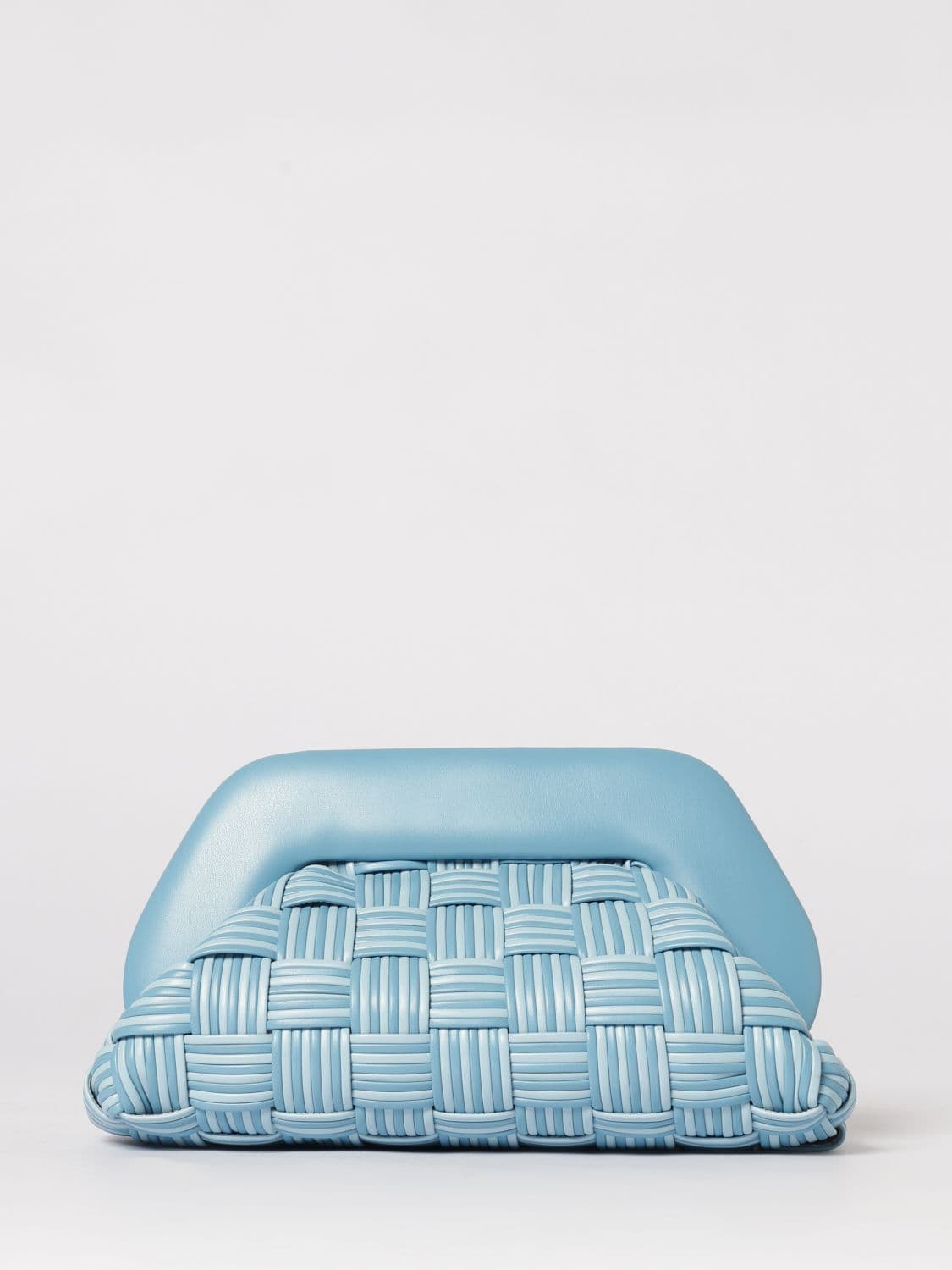 Themoirè Woven Vegan Leather Bios Clutch
