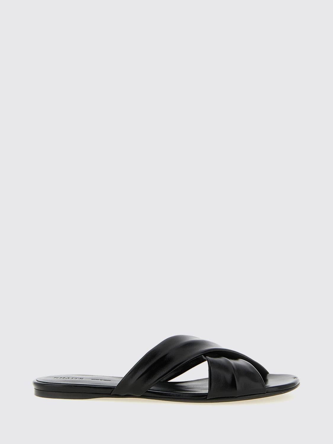 Khaite Leather Liria Sandal