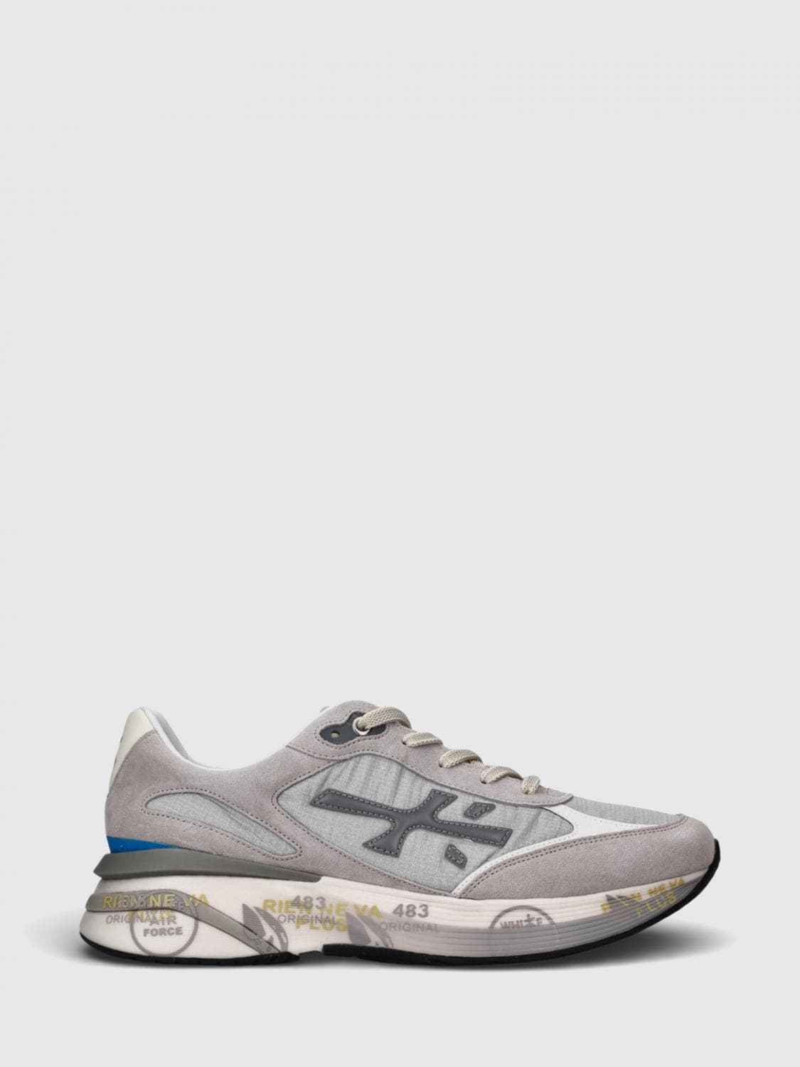 Premiata Moerund Suede and Nylon Sneakers