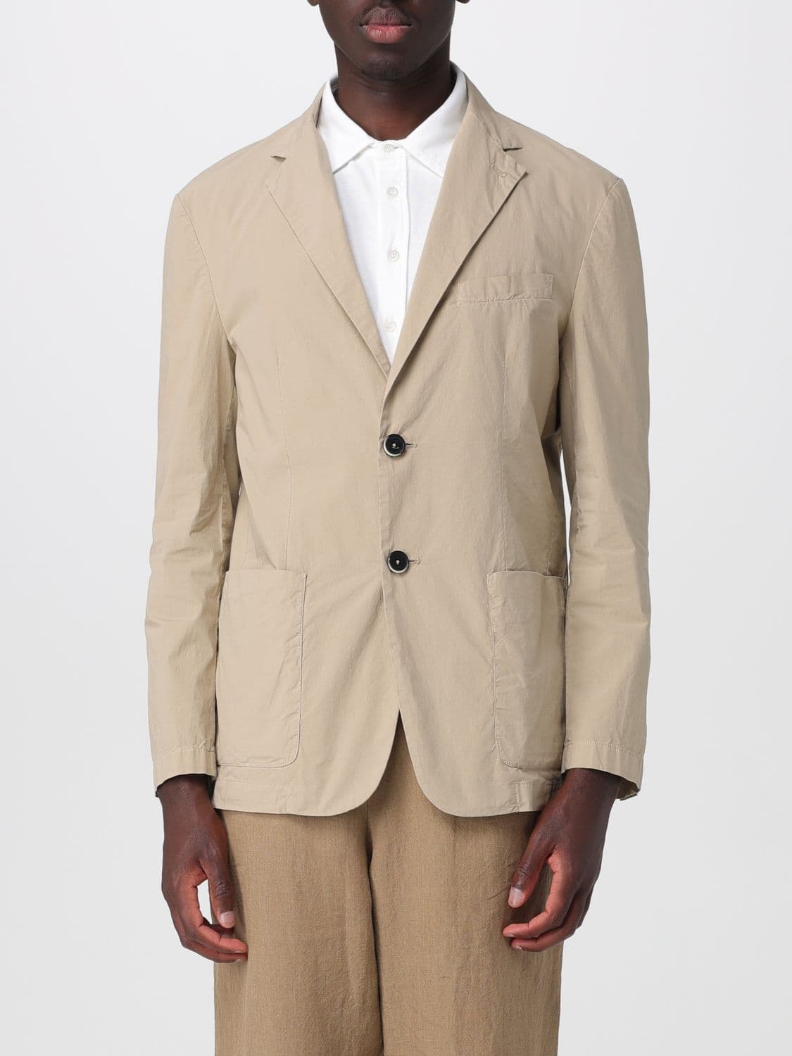 Barena Cotton Single Breasted Blazer