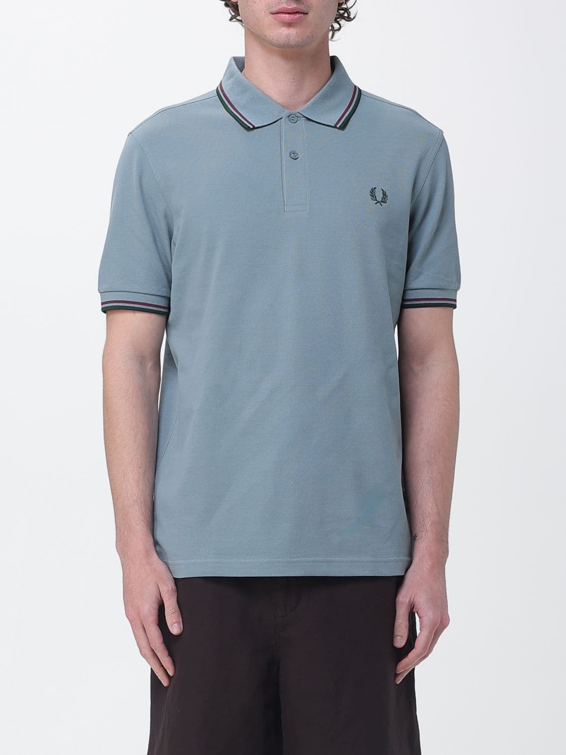 Fred Perry Cotton Polo Shirt with Logo