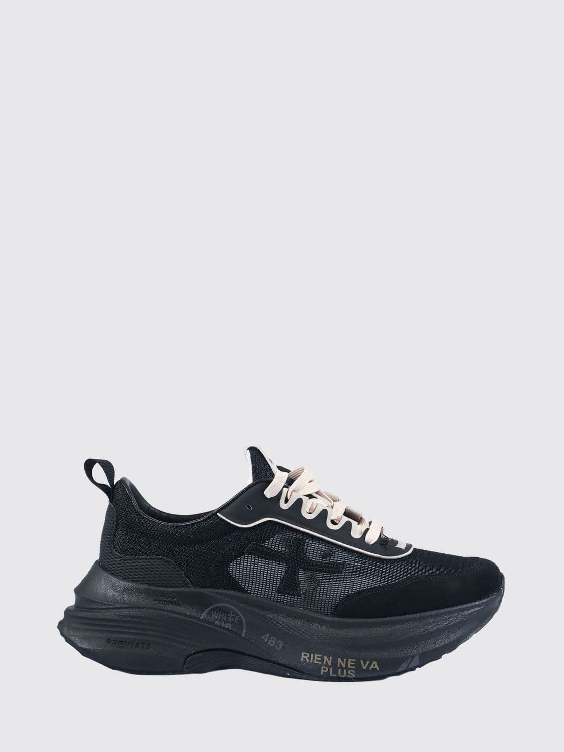 Premiata Hill Nylon and Suede Sneakers