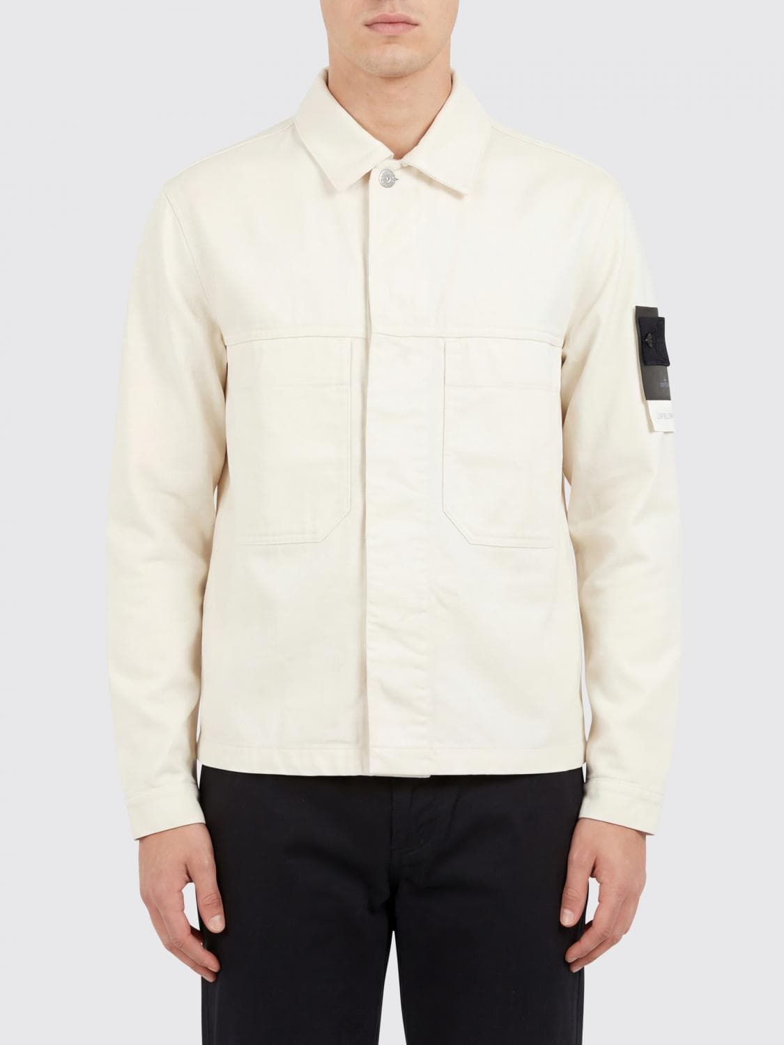Stone Island Cotton Shirt Jacket · M