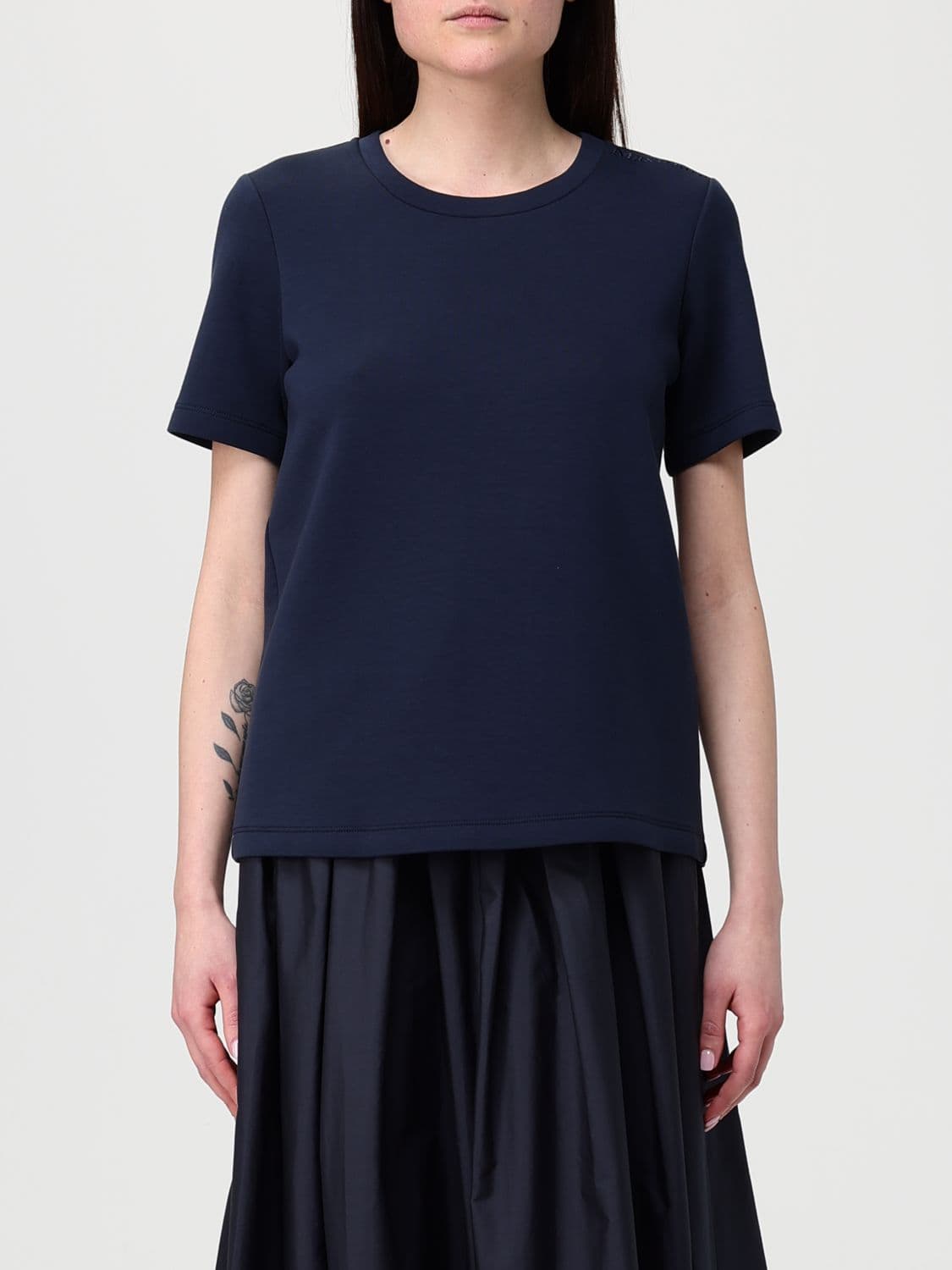 's Max Mara Cotton Blend Basic T-shirt