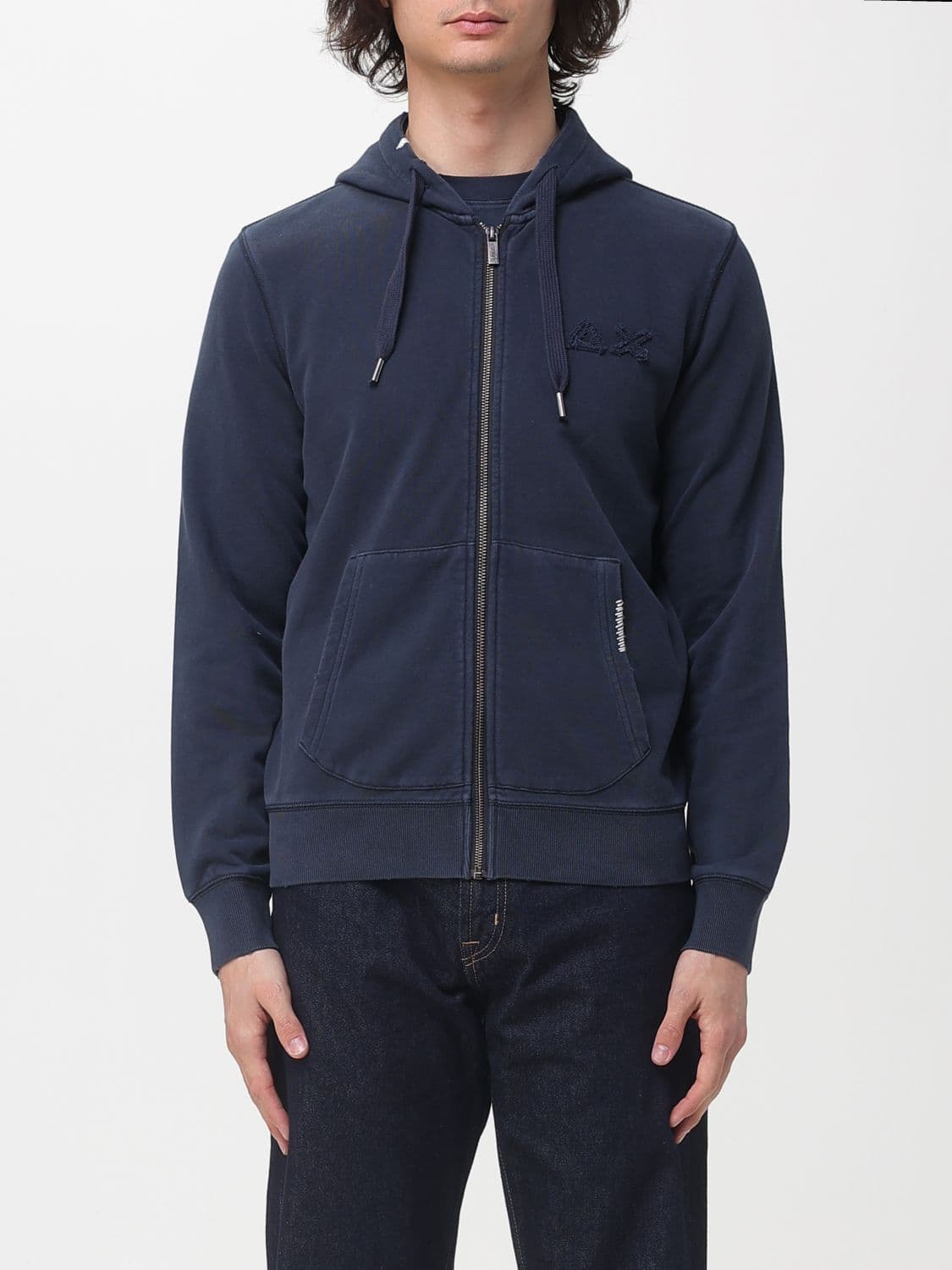 Sun68 Cotton Zip-Up Hoodie