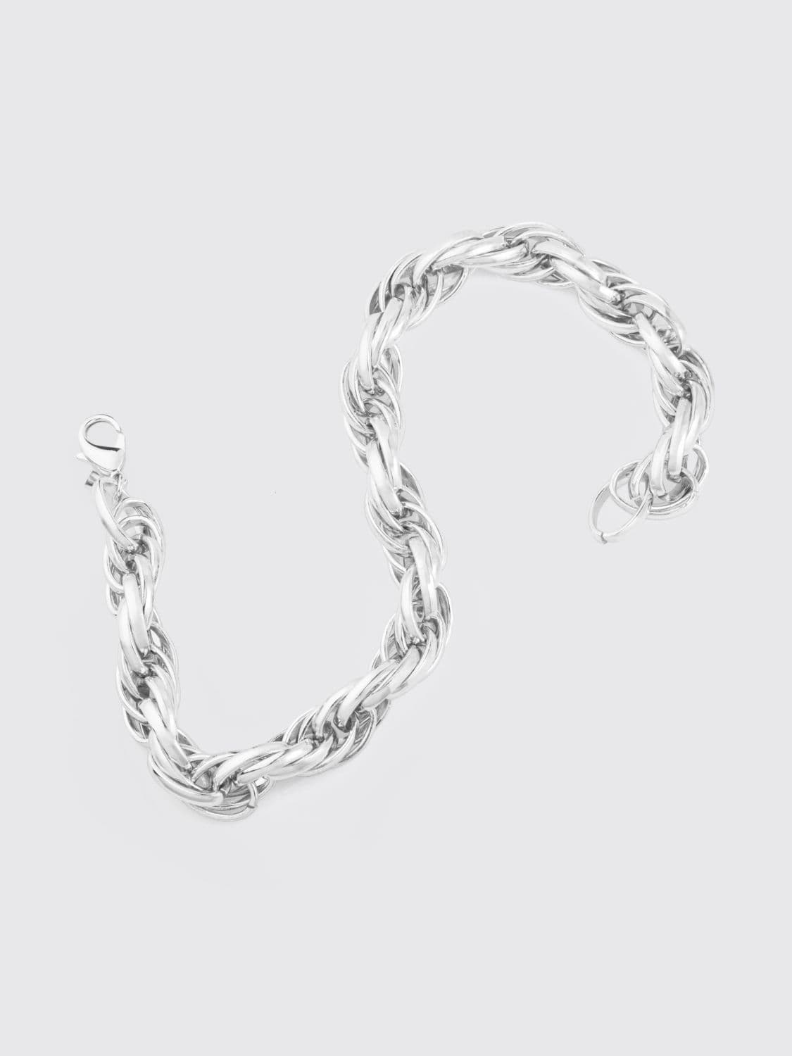 Federica Tosi Rose Chromed Bronze Necklace · OS