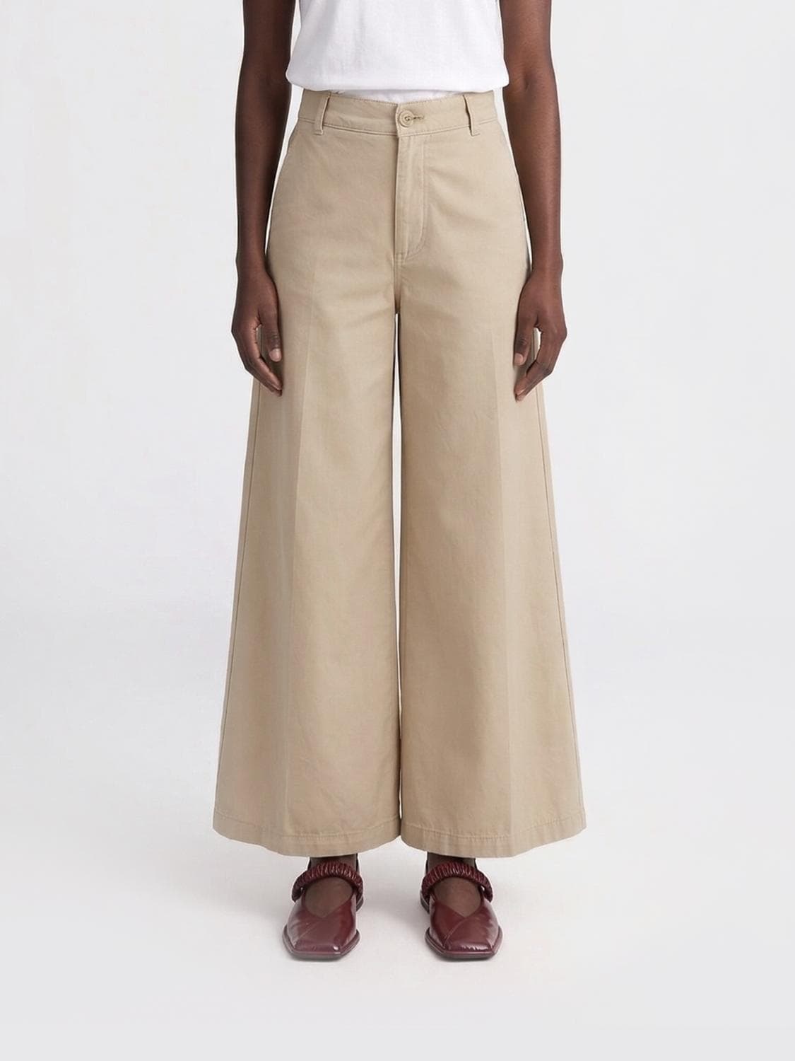 Polo Ralph Lauren Cotton Wide Leg Trousers