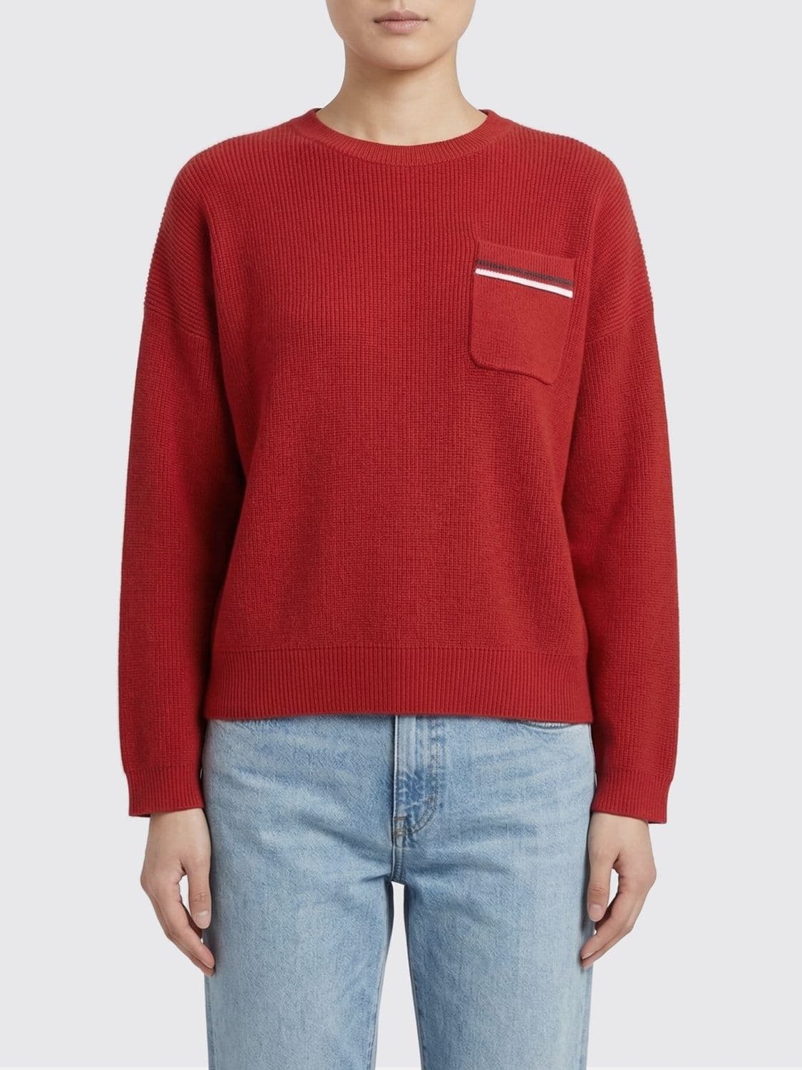 Brunello Cucinelli Cotton Crew Neck Pullover · M