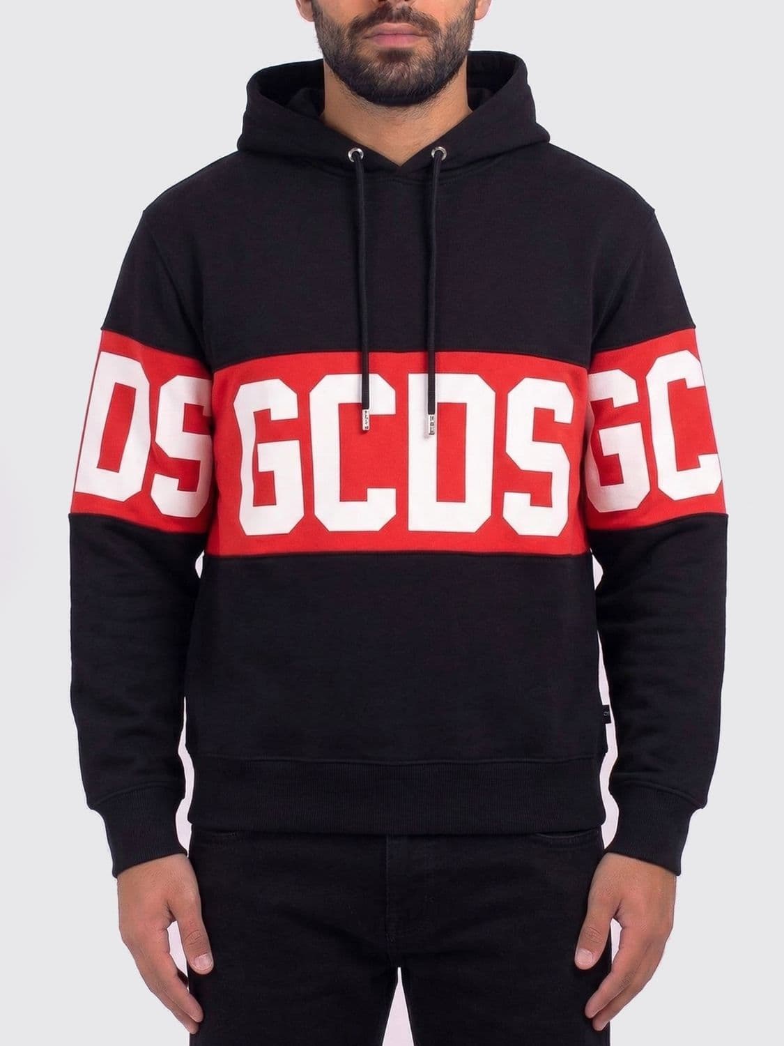 Gcds Cotton Hoodie with Logo