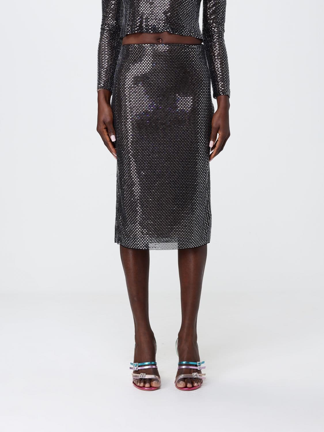 Self-Portrait Beaded Pencil Skirt · 8