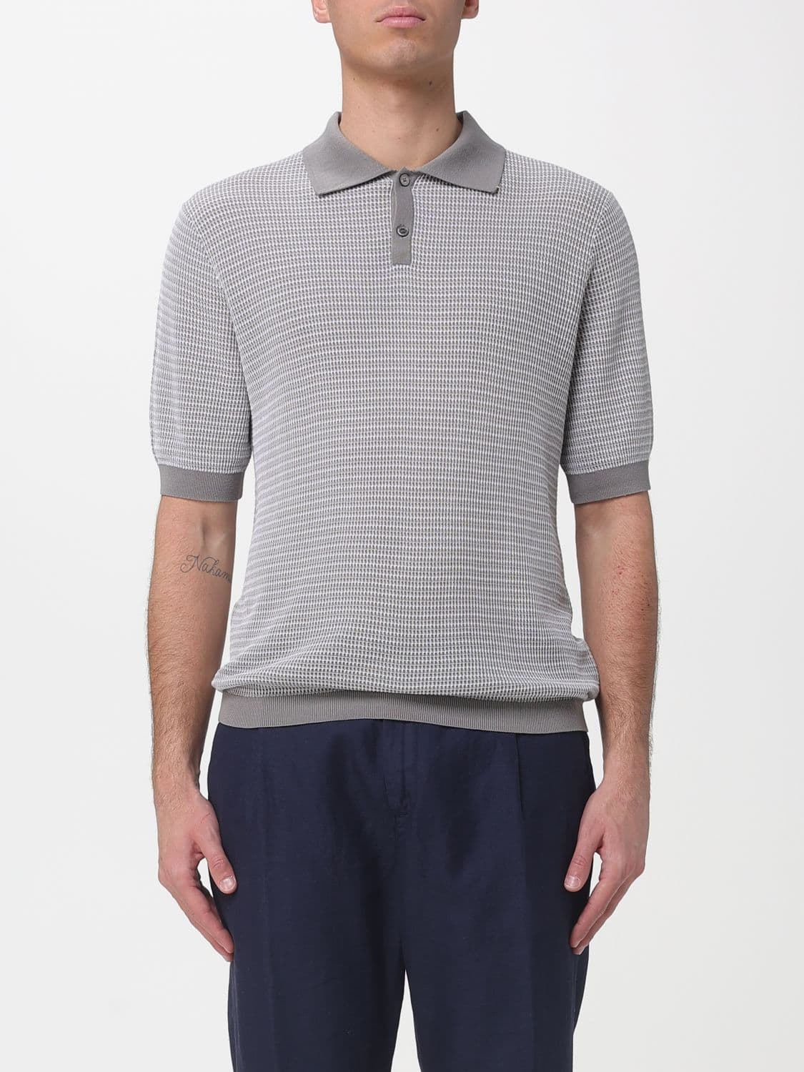 Ballantyne Knitted Polo Shirt