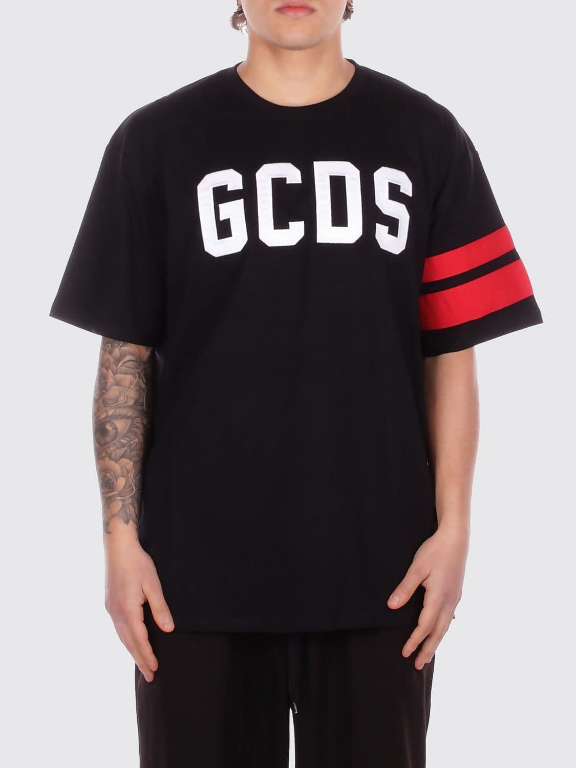 Gcds Cotton T-shirt with Logo