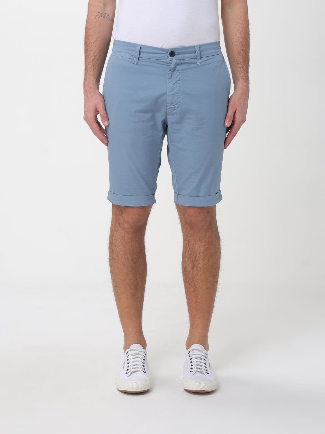 Mason's Slim Fit Stretch Cotton Shorts