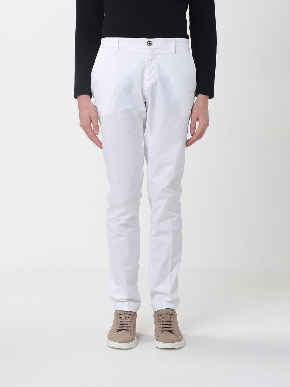 Mason's Stretch Cotton Chino Trousers