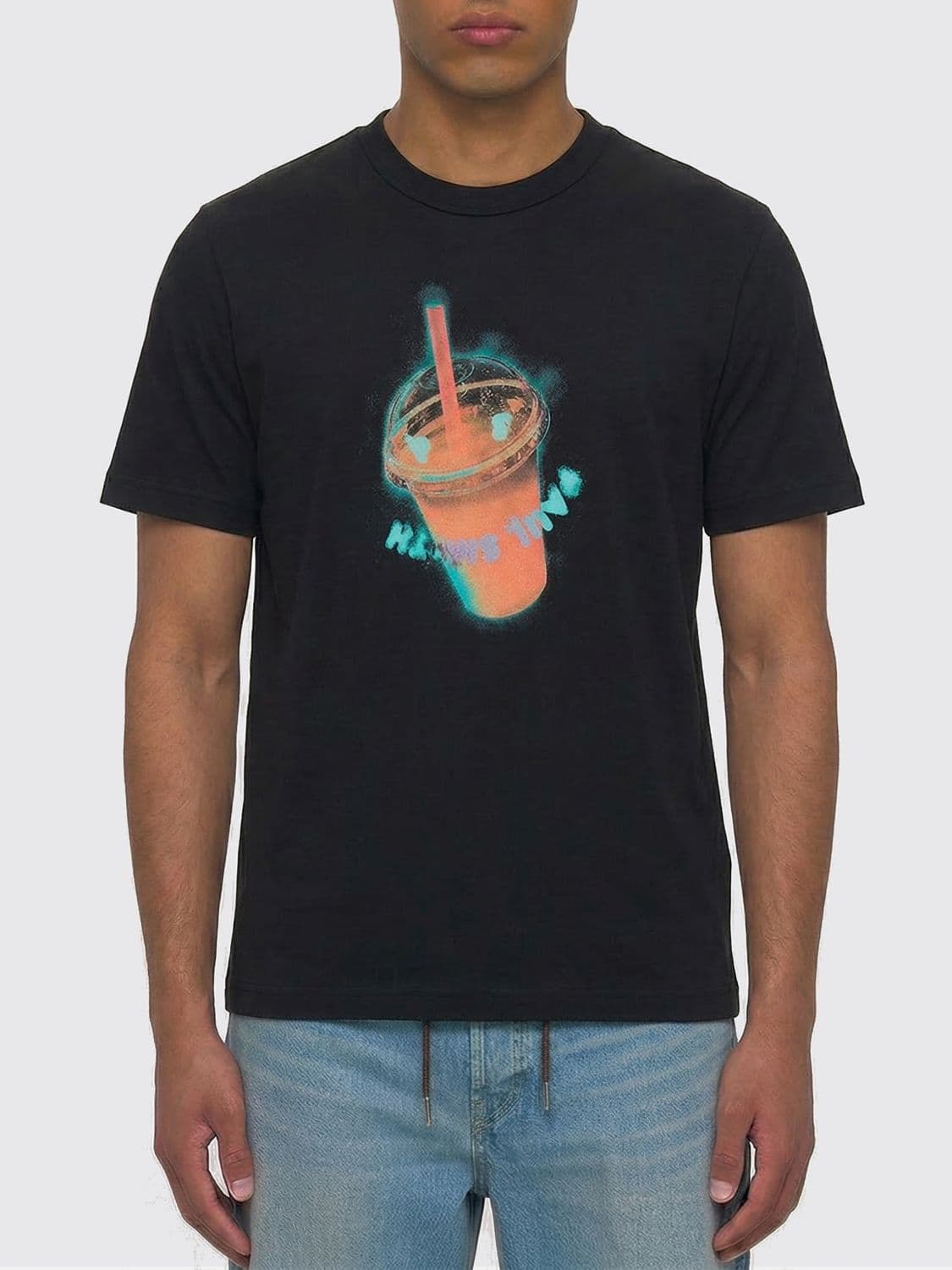 Paul Smith Printed Cotton T-Shirt