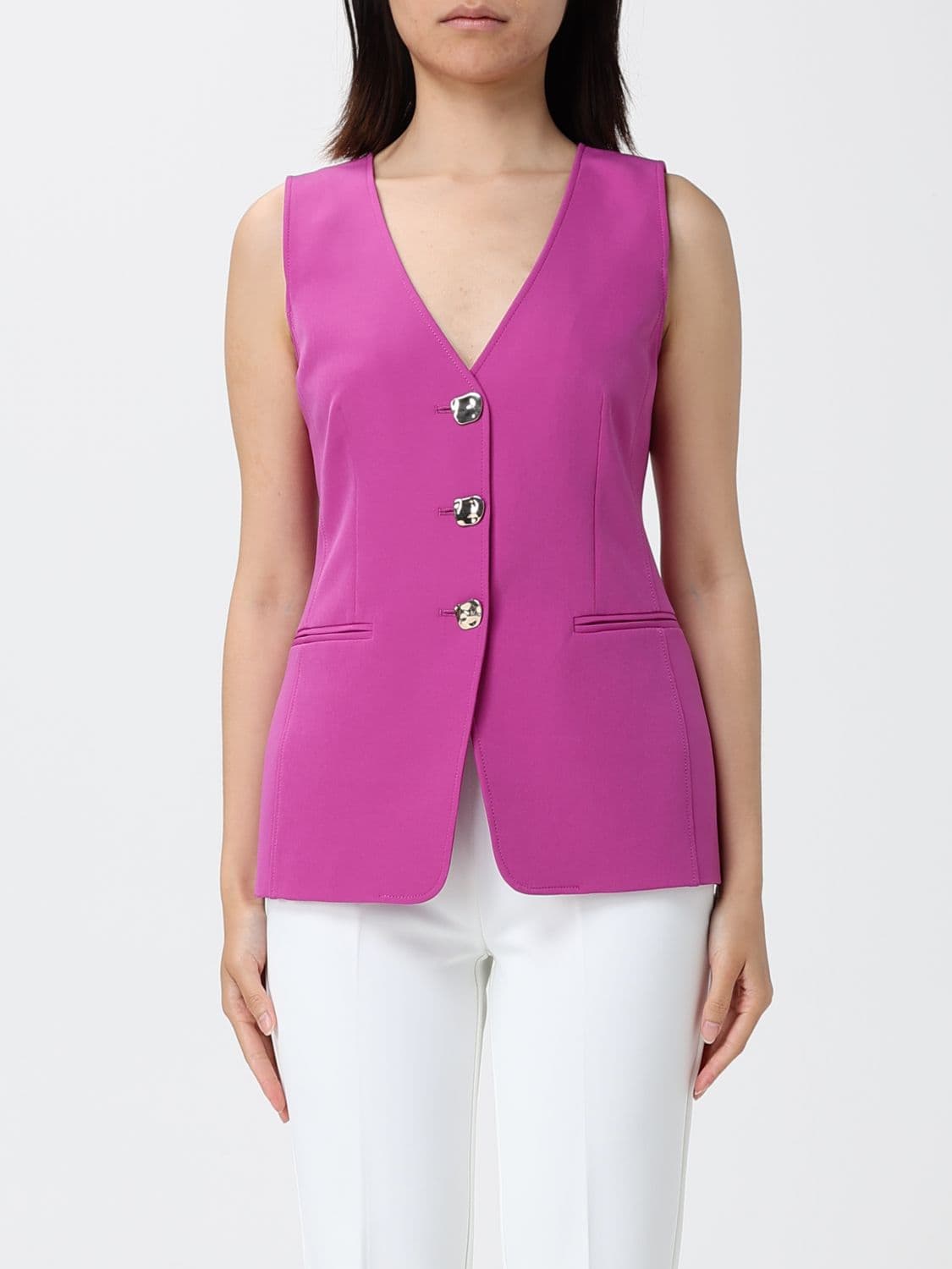 Liu Jo Single-Breasted Tailored Vest