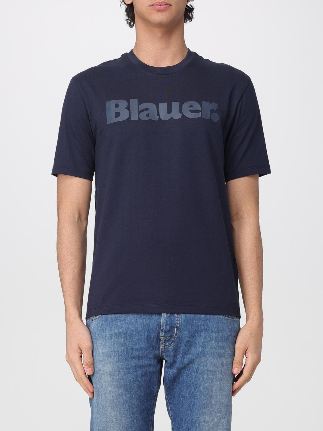 Blauer Basic Cotton T-shirt with Logo