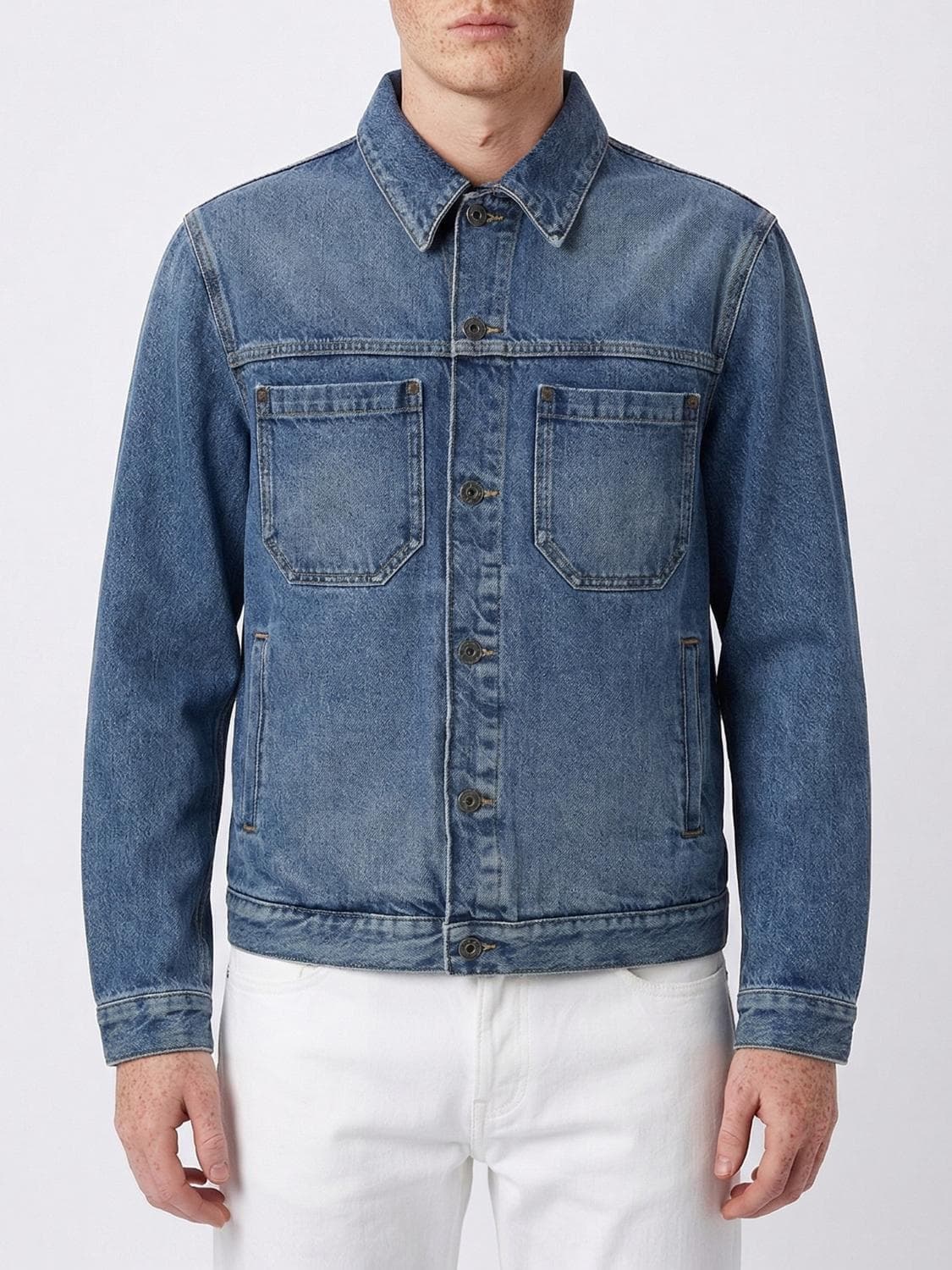 Off-White Jacket In Cotton Denim