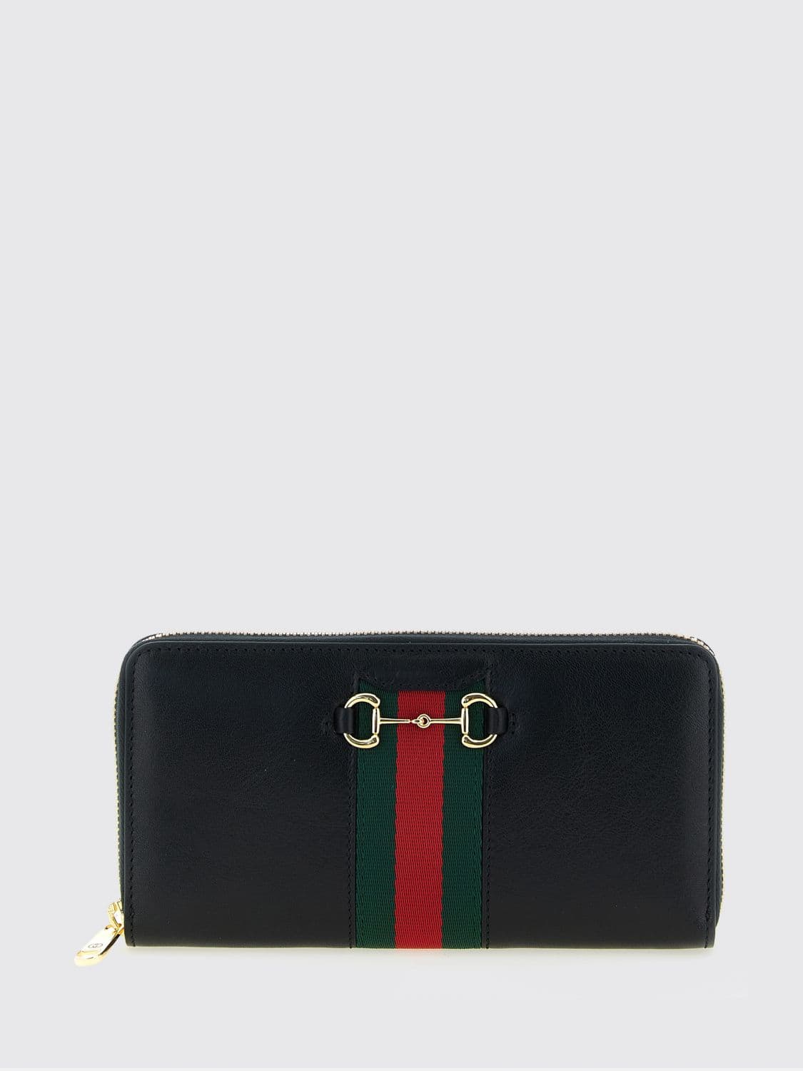 Gucci Horsebit Web Zip Wallet · OS
